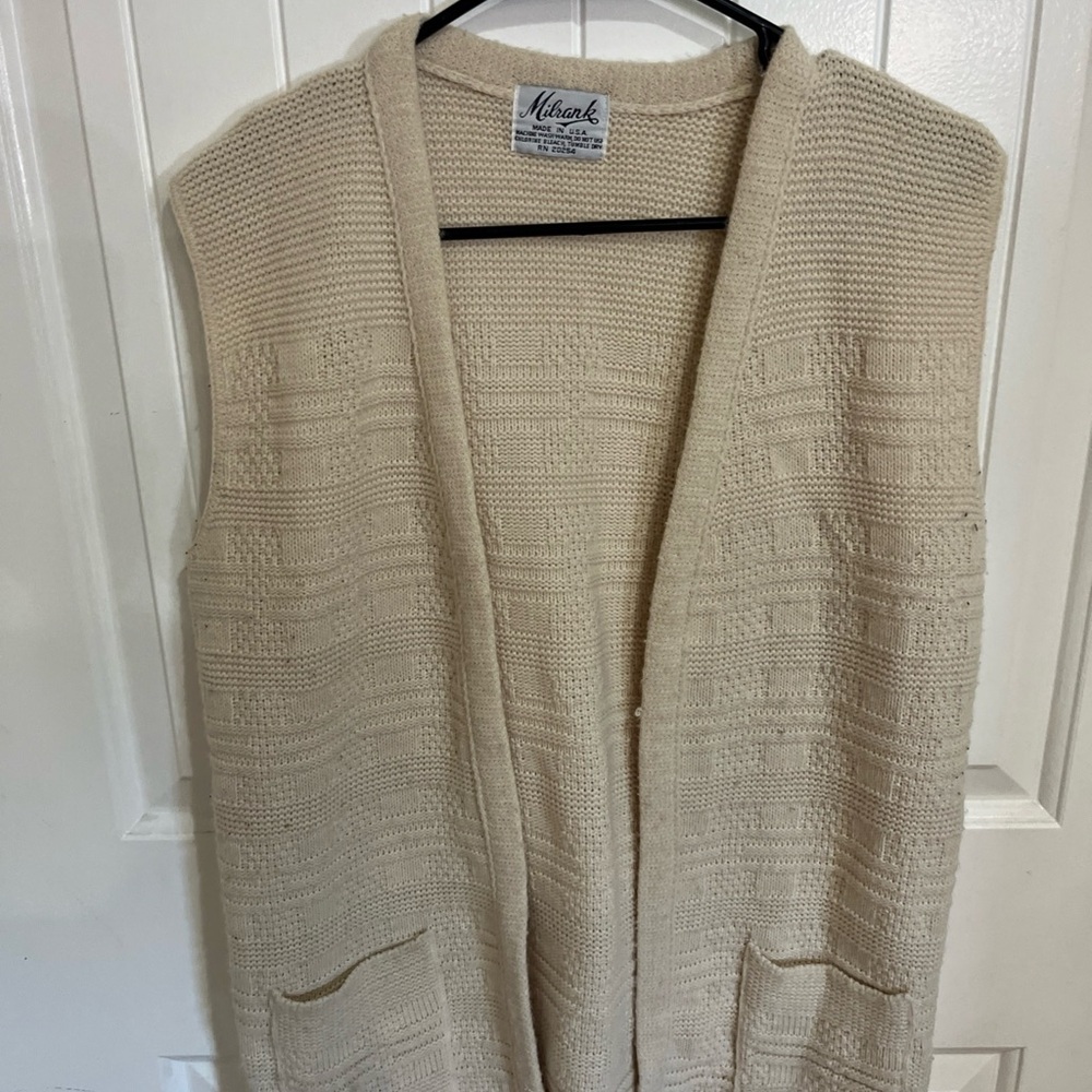 Milrank Cream Women's Sweater Vest